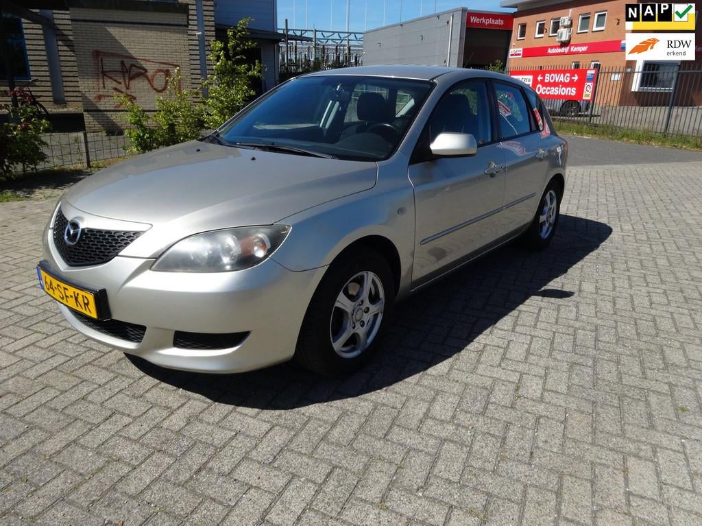 Mazda 3 Sport 1.6 Touring Airco Trekhaak, Auto's, Mazda, Voorwielaandrijving, 1160 kg, Stof, Gebruikt