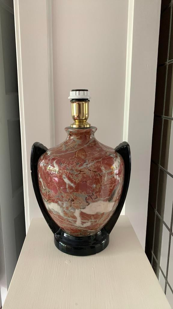 Vintage lampenvoet tafellamp, Huis en Inrichting, Lampen | Tafellampen, Ophalen, Gebruikt, Overige materialen, Minder dan 50 cm