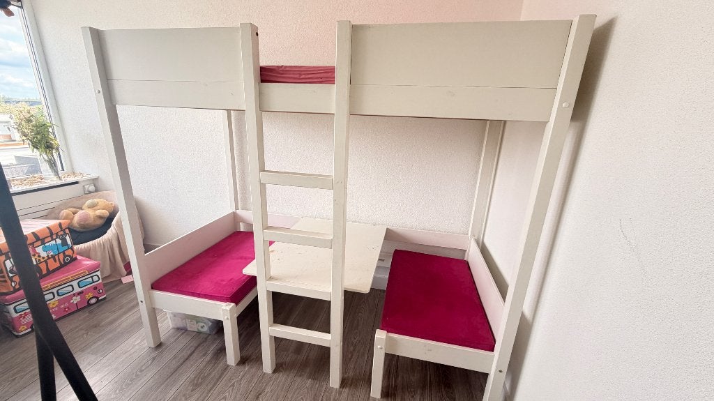 Hoogslaper, Ophalen, 85 tot 100 cm, Gebruikt, Matras