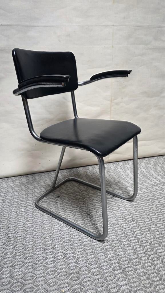 vintage buisframe stoel/ retro chair, Ophalen, Huis en Inrichting