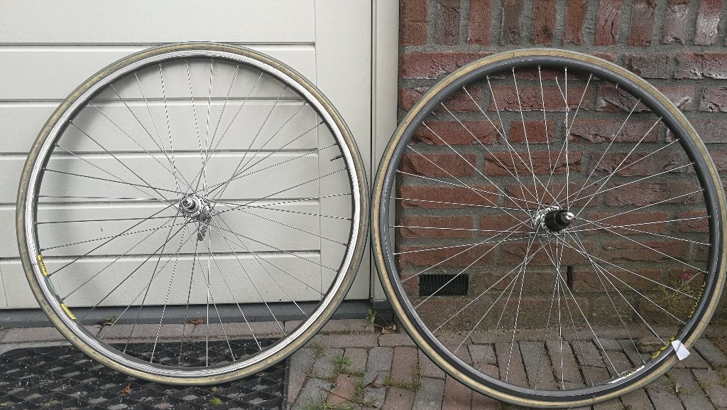 28 inch retro race fiets wielen, Fietsen en Brommers, Gebruikt, Campagnolo, Staal, Racefiets