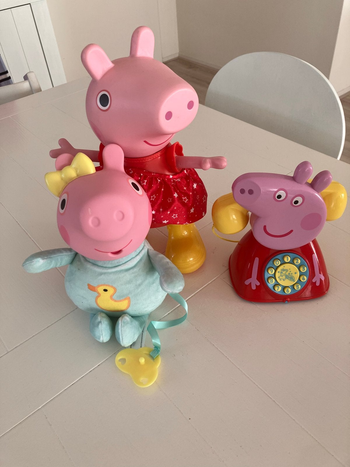 Peppa Pig Speelgoed Set: Knuffel, Pop & Telefoon, Ophalen, Gebruikt, Jongen of Meisje