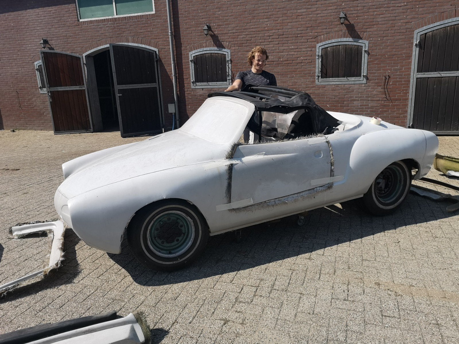 VW karmann Ghia cabriolet Volkswagen Kever kitcar, Auto's, Oldtimers, Particulier, Te koop
