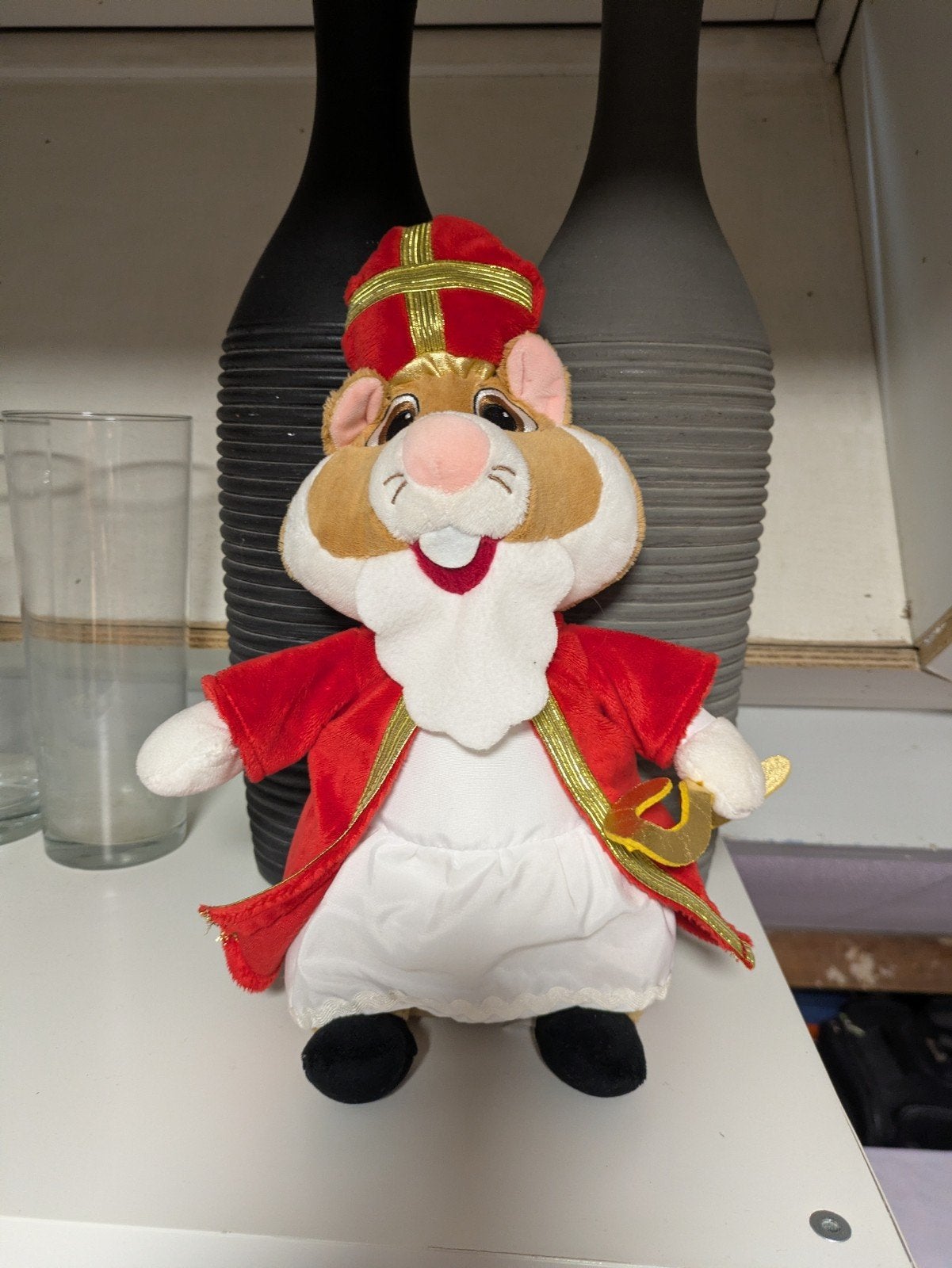 Sinterklaas Hamster Knuffel - Zo goed als nieuw, Verzamelen, Supermarktacties, Albert Heijn, Ophalen of Verzenden