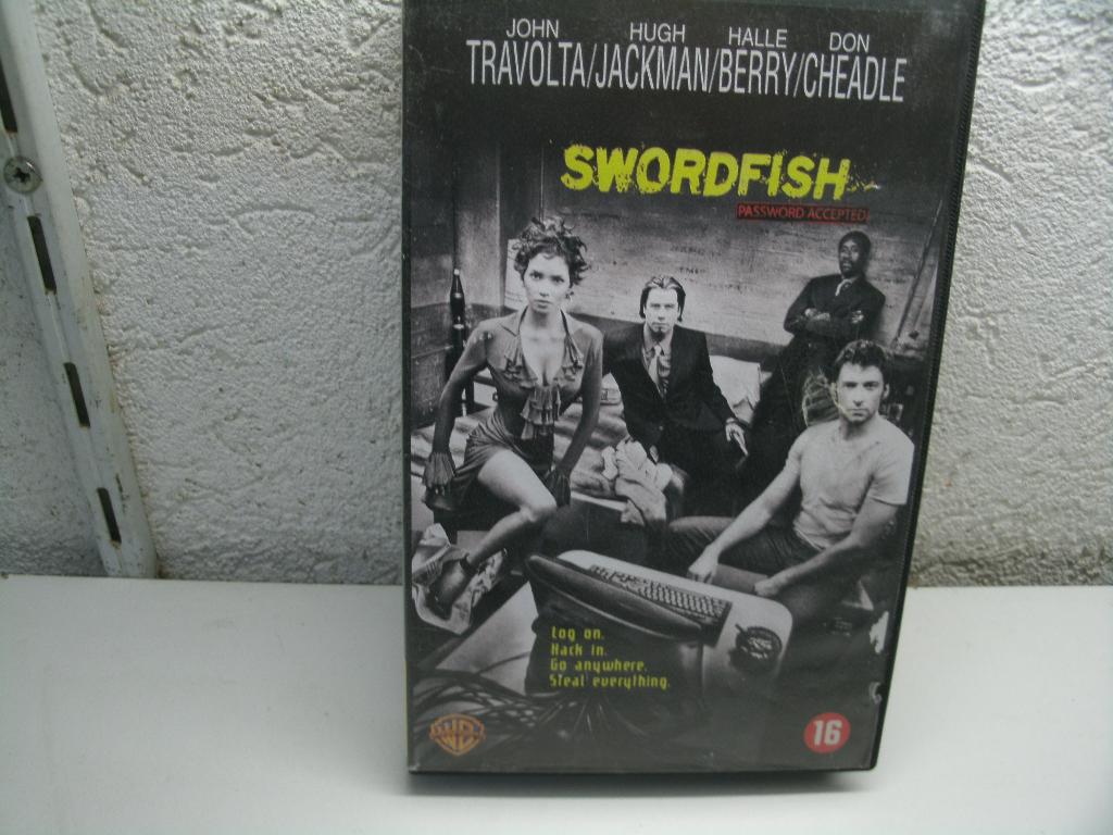 vhs 89b swordfish, Alle leeftijden, Ophalen of Verzenden, Zo goed als nieuw, Actie en Avontuur