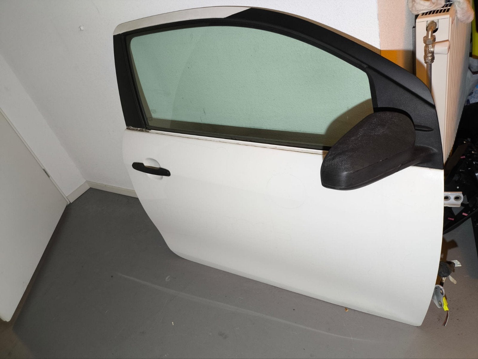 Autodeur rechts C1 Peugeot 108 Aygo wit 3-drs 2014-2022, Auto-onderdelen, Ruiten en Toebehoren, Ophalen, Nieuw, Citroën