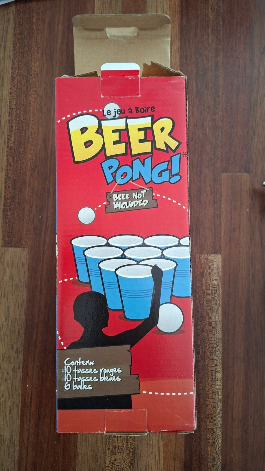 Beer Pong Spelset - Compleet met bekers en ballen, Een of twee spelers, Ophalen of Verzenden, Zo goed als nieuw