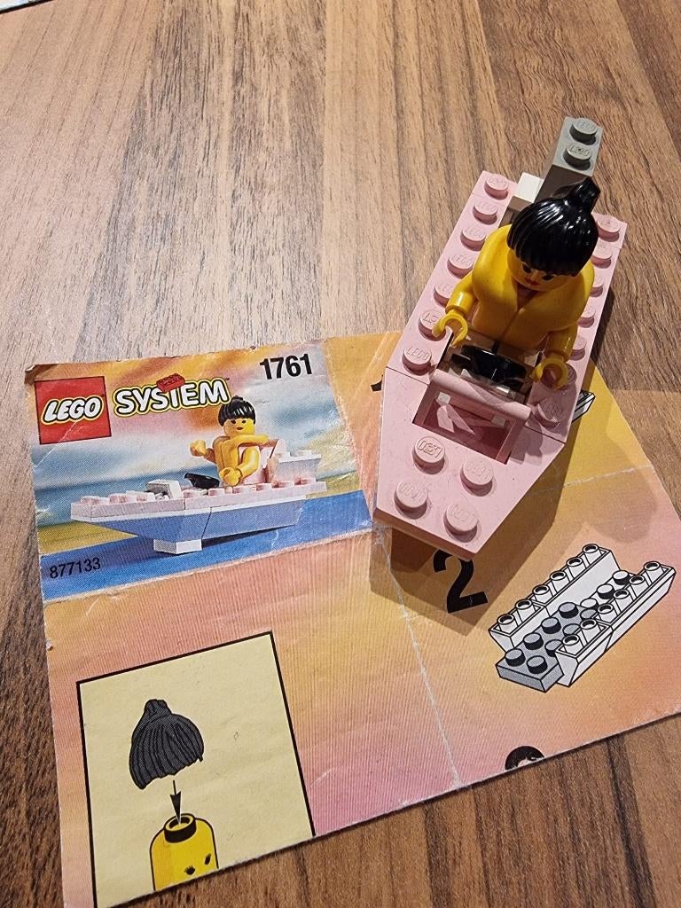 Lego 1761 Paradisa speedboat, Ophalen of Verzenden, Gebruikt, Complete set, Lego