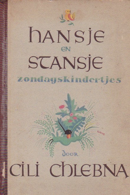 1943 - Cili Chlebna - Hansje en Stansje zondagskindertjes, Antiek en Kunst, Ophalen of Verzenden, Cili Chlebna - 1943