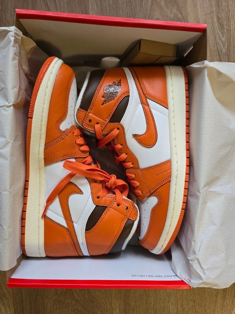 Nike air jordan 1 retro high og starfish maat 41 eur wmn, Nike Air Jordan, Nieuw, Oranje, Ophalen of Verzenden