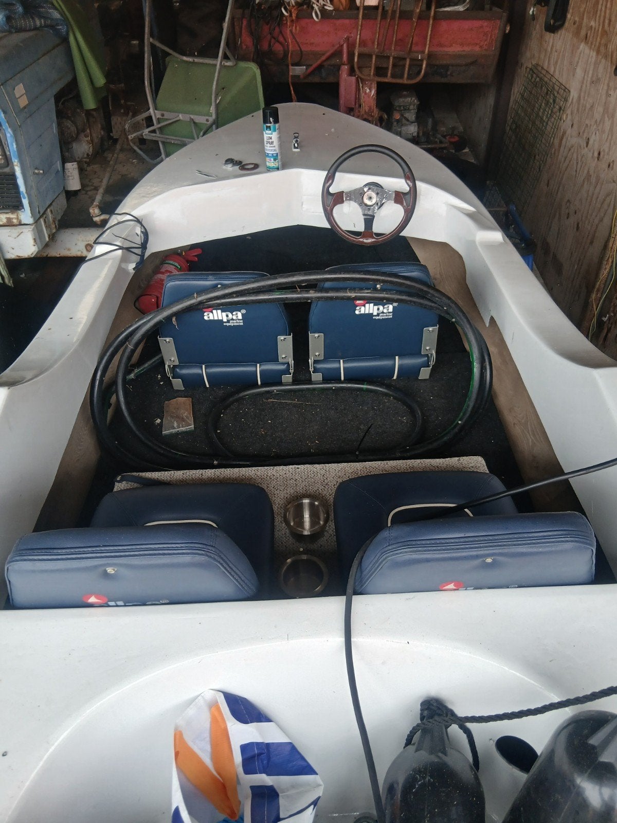 Leuke speedboot met trailer, Ophalen, Gebruikt