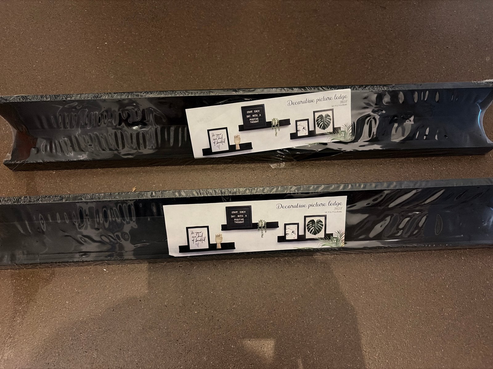 Decoratieve fotoplank / wandplank (2 stuks), Ophalen, Nieuw