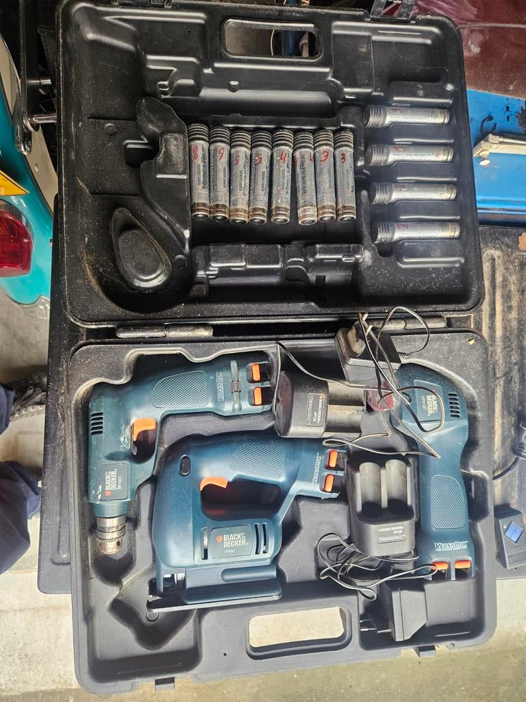 Black & Decker Versapak met extra batterijen, Ophalen of Verzenden