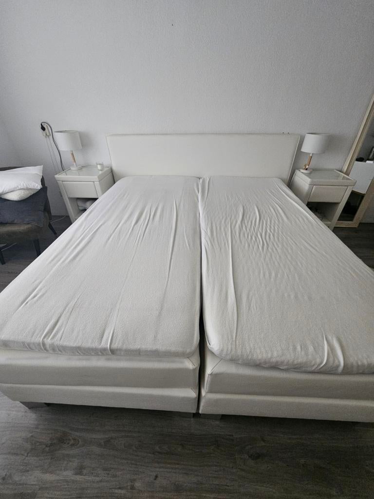 Bed 180 x210, Ophalen, Gebruikt, 210 cm, Tweepersoons