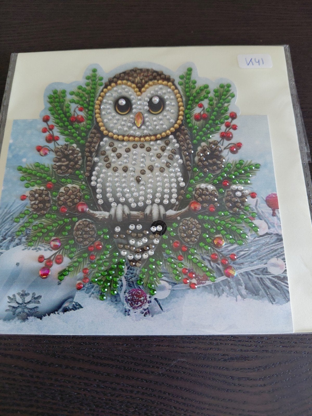 Diamond painting kerstkaart 5+1 gratis, Ophalen, Nieuw, Kerst