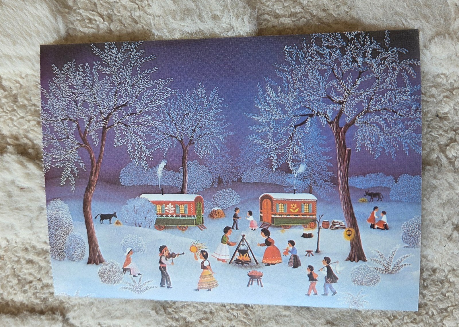 Fernando de Angelis - Zigeuners in de winter, Verzenden, 1980 tot heden, Ongelopen, Overige thema's