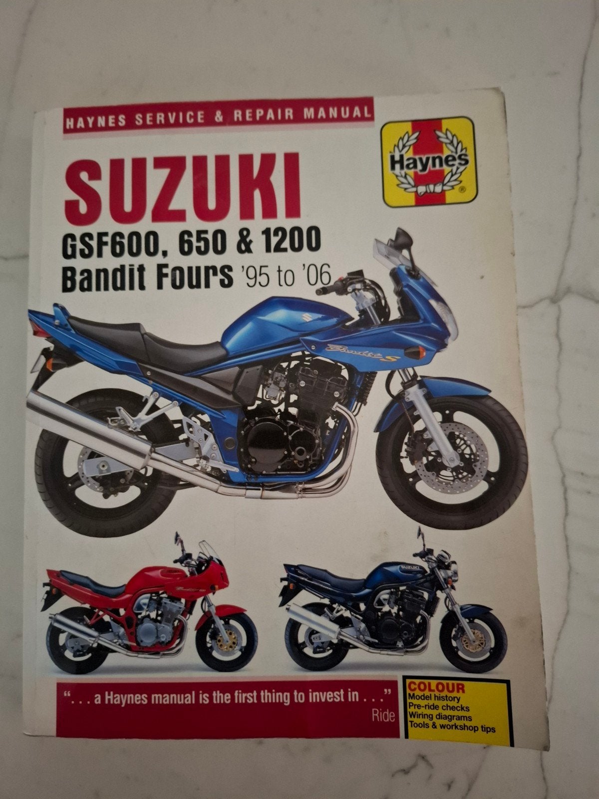 Haynes Werkplaatshandboek Suzuki Bandit (1995-2006), Motoren, Handleidingen en Instructieboekjes, Ophalen of Verzenden, Suzuki