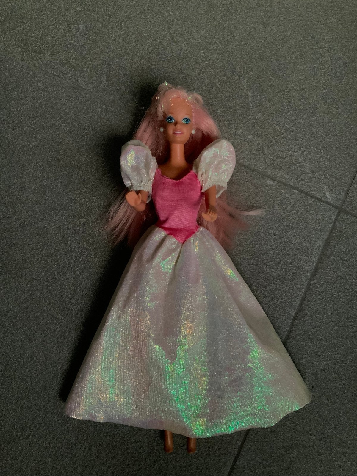 Leuke barbiepop met mooi lang rozig haar. Mattel. 1975., Ophalen of Verzenden, Gebruikt, Pop