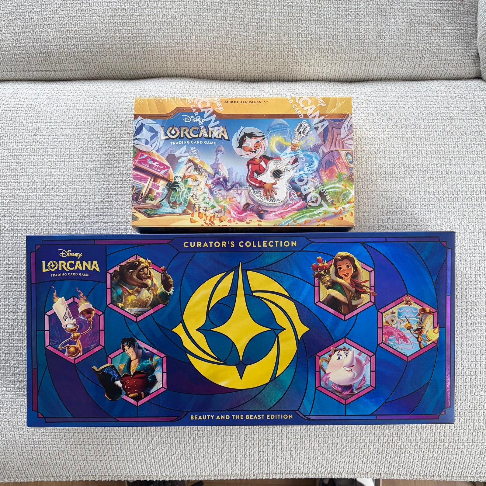 Lorcana Curator’s Collection & Booster Box Hyperia City, Ophalen of Verzenden, Nieuw, Boosterbox, Foil