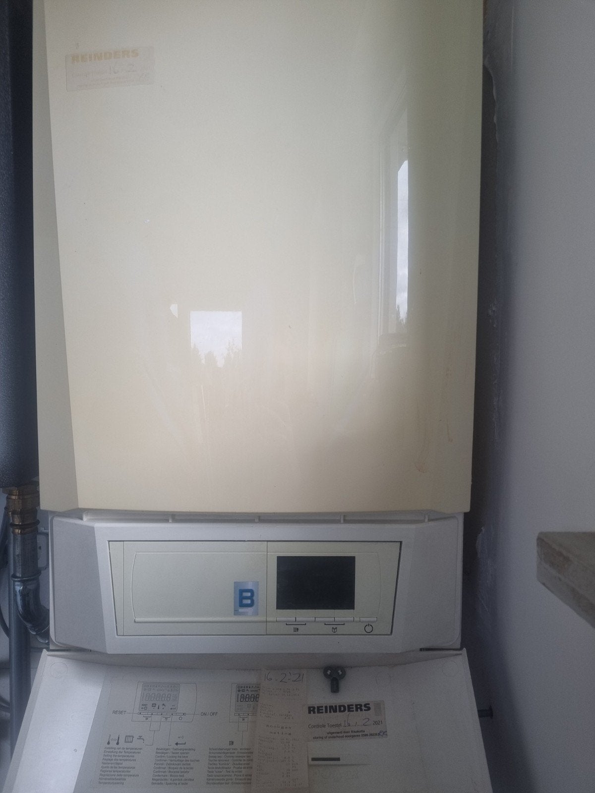 CV-ketel - Goed onderhouden, Doe-het-zelf en Verbouw, Verwarming en Radiatoren, Ophalen, 30 tot 80 cm, Gebruikt, Cv-ketel of Combi-ketel