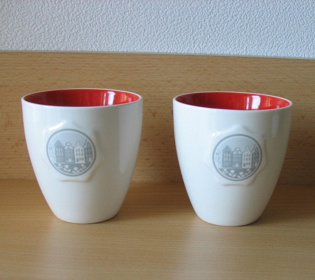 Koffiemokken Postcode Loterij, Overige typen, Ophalen of Verzenden, Nieuw, Steen/keramiek