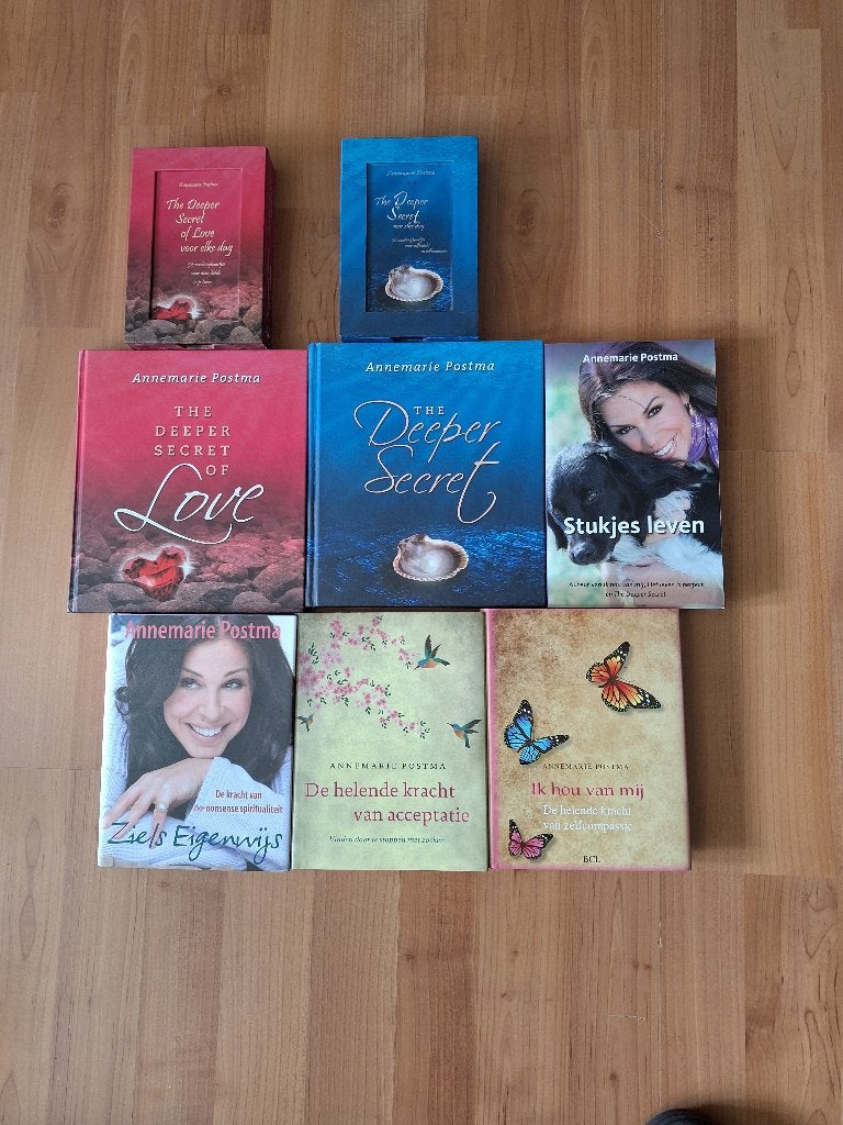 Annemarie Postma 6 boeken 2 sets Coaching kaartjes, Ophalen of Verzenden, Zo goed als nieuw, Spiritualiteit algemeen, Overige typen