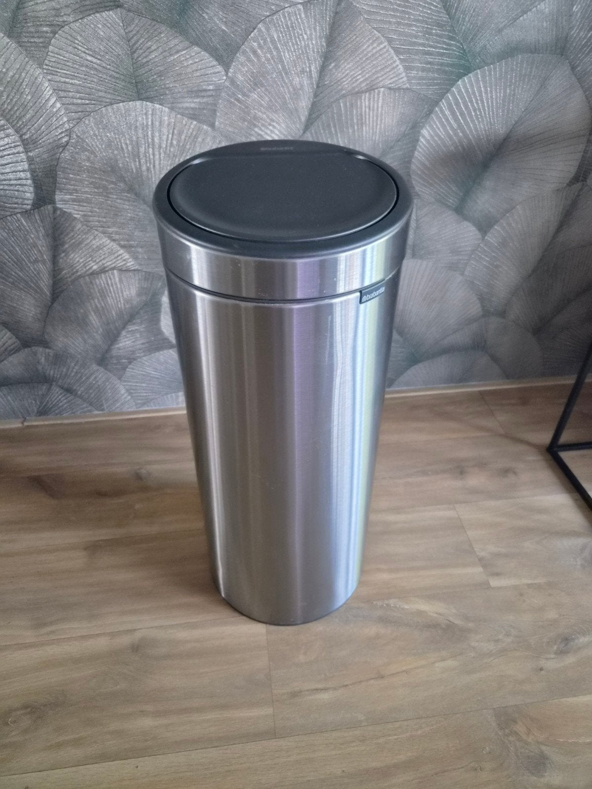Brabantia prullenbak touch bin, Ophalen, Zo goed als nieuw, Rvs