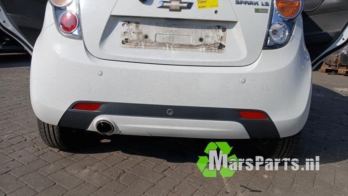 Achterbumper van een Chevrolet Spark, Auto-onderdelen, Gebruikt, -, Ophalen of Verzenden, Bumper