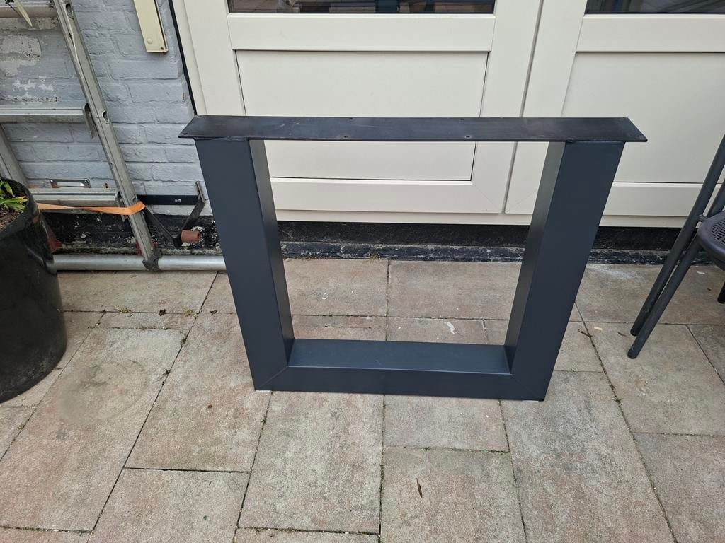 Tafelpoten staal set, Ophalen, Tafelpoot, 50 tot 100 cm, Zo goed als nieuw