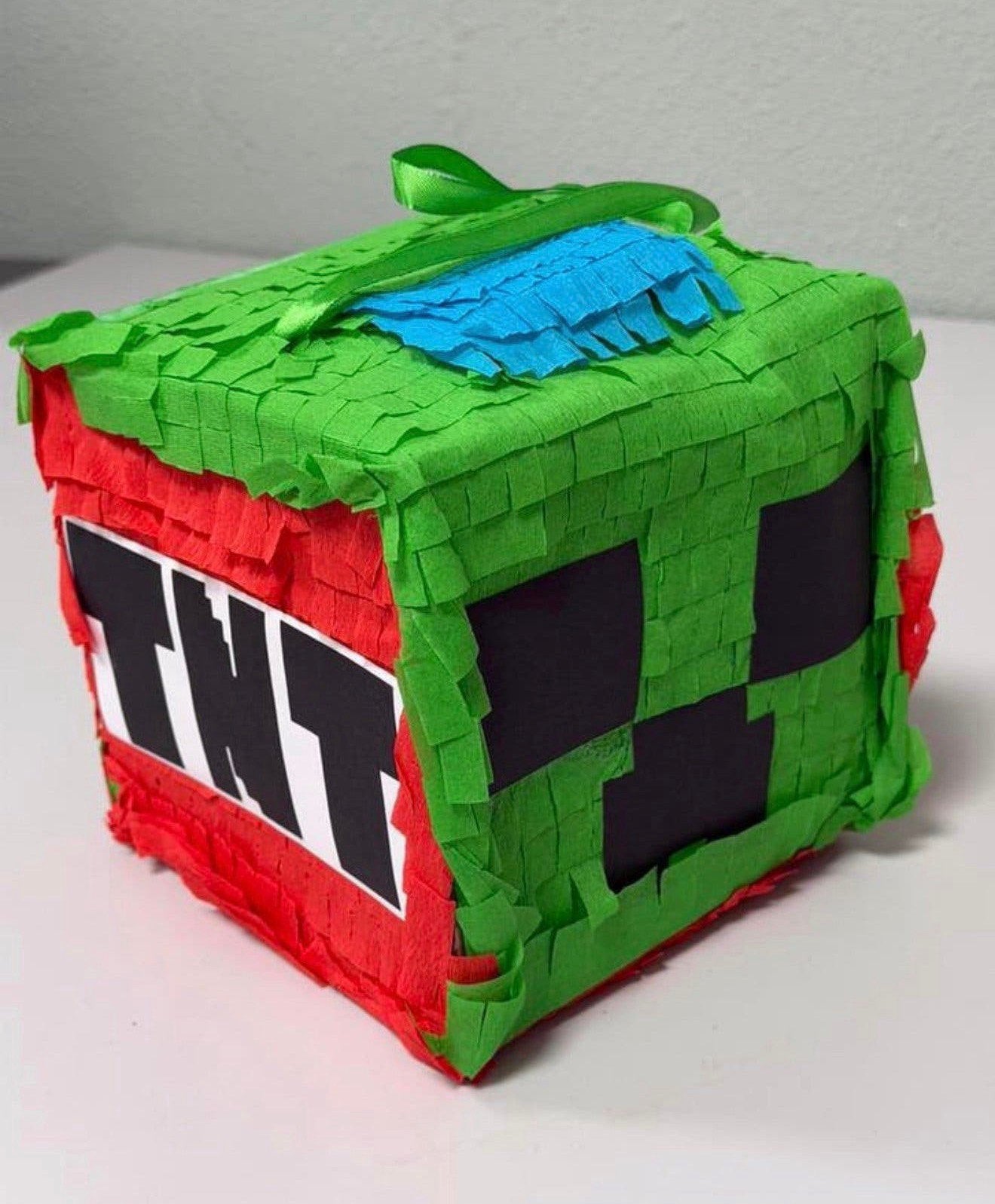 Minecraft Creeper TNT Piñata 16cm cado gift box game gaming, P, P, P, Nieuw