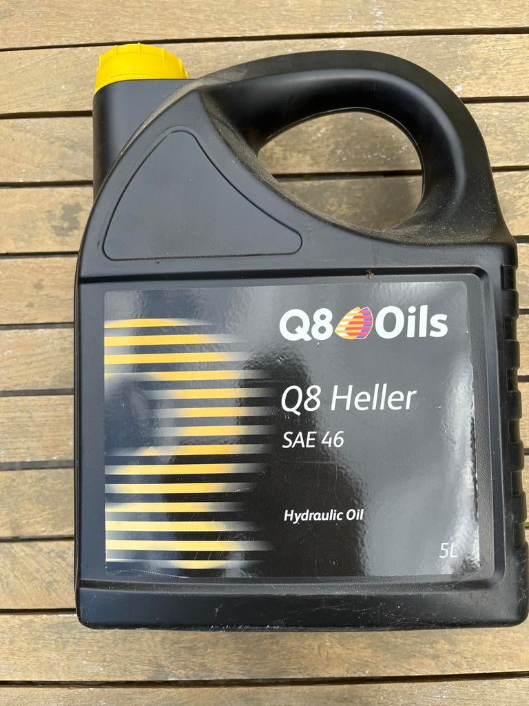 5 liter Q8 Heller 46 Hydrauliek Olie, Ophalen, Nieuw