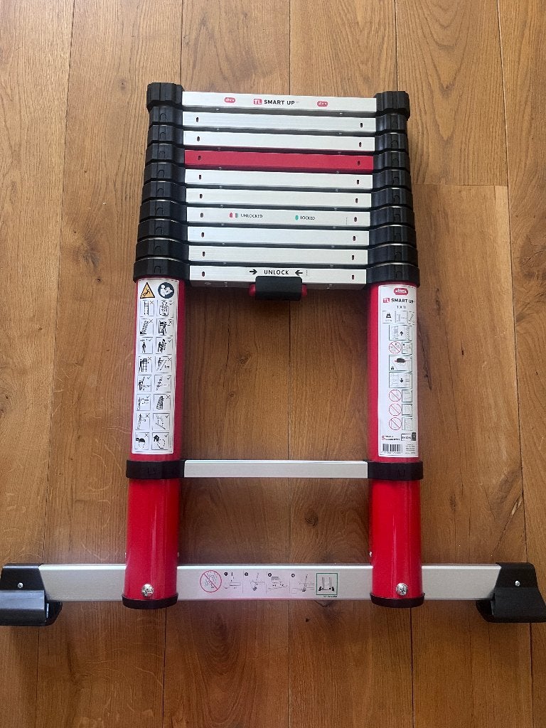 Altrex Telescoopladder: veilig én compact!, Ophalen, Nieuw, Ladder, Opvouwbaar of Inschuifbaar