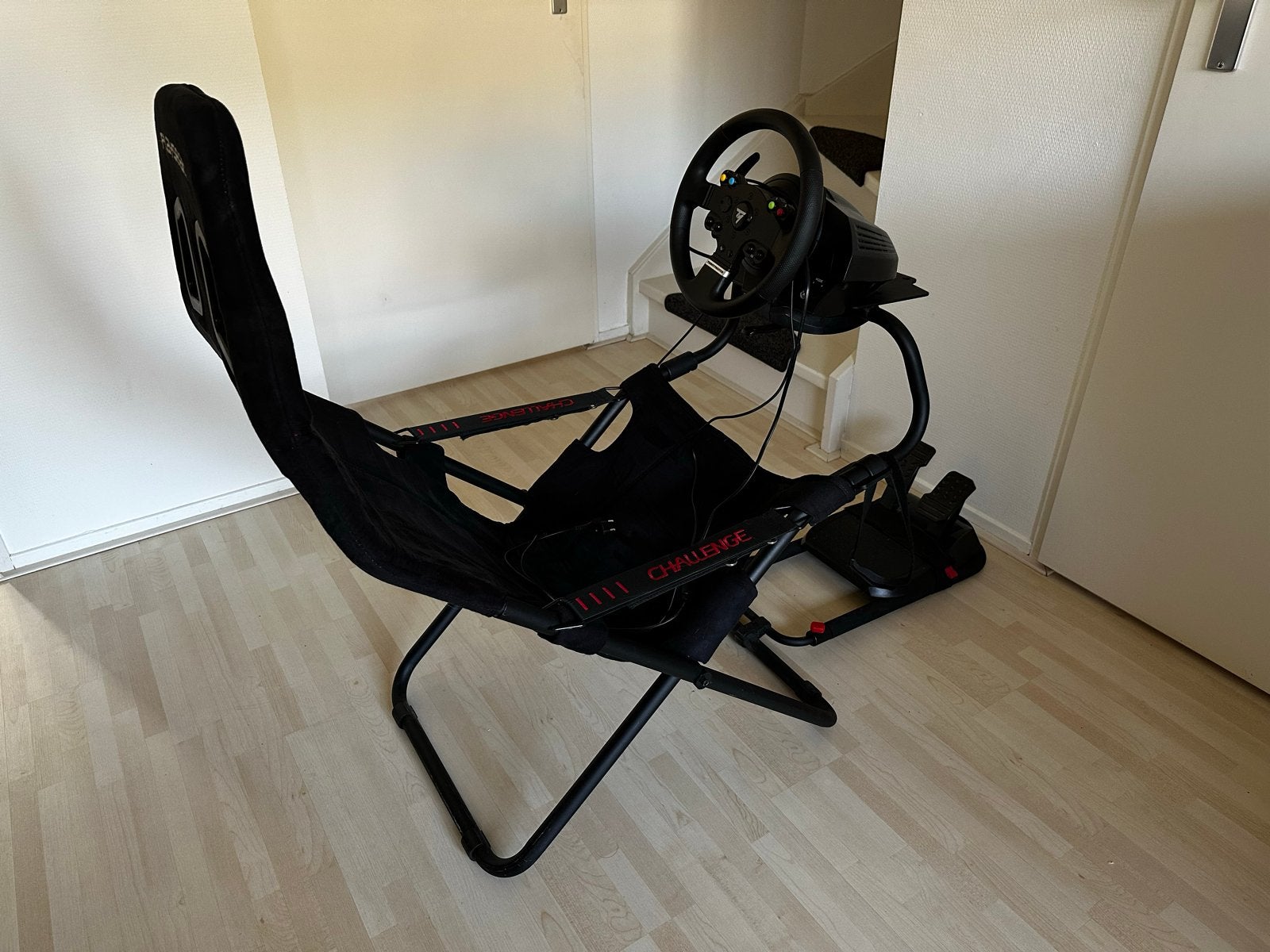 Playseat Challenge met Thrustmaster TMX racestuur en pedalen, Spelcomputers en Games, Ophalen, Gebruikt, Stuurtje of Sportattribuut