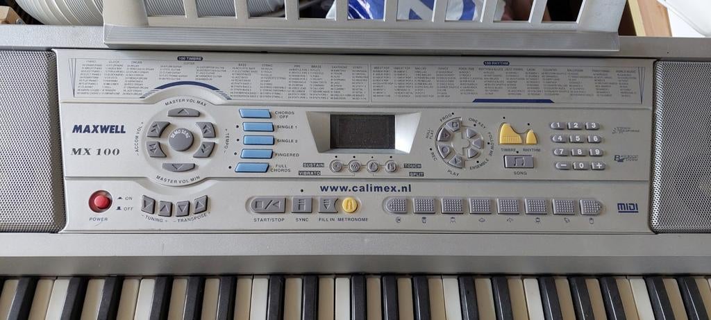 Maxwell MX 100 Keyboard - Ideaal voor beginners, Muziek en Instrumenten, Keyboards, Gebruikt, 61 toetsen, Overige merken, Ophalen