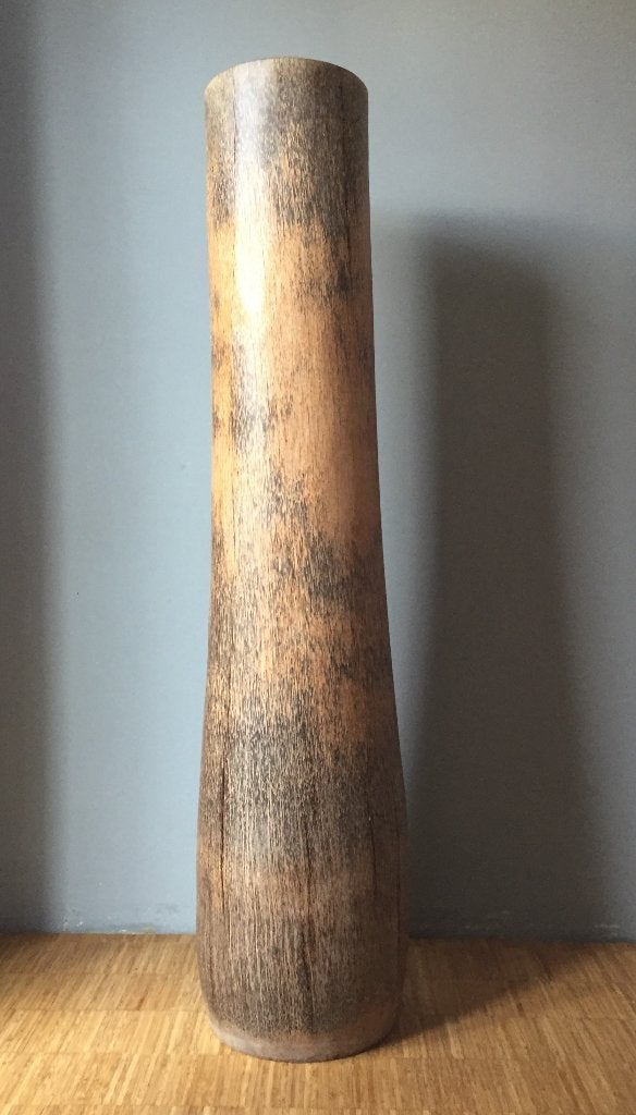 Decoratieve palmvaas, hoogte 145 cm - natuurproduct, Huis en Inrichting, Woonaccessoires | Vazen, Ophalen, Met patroon/structuur