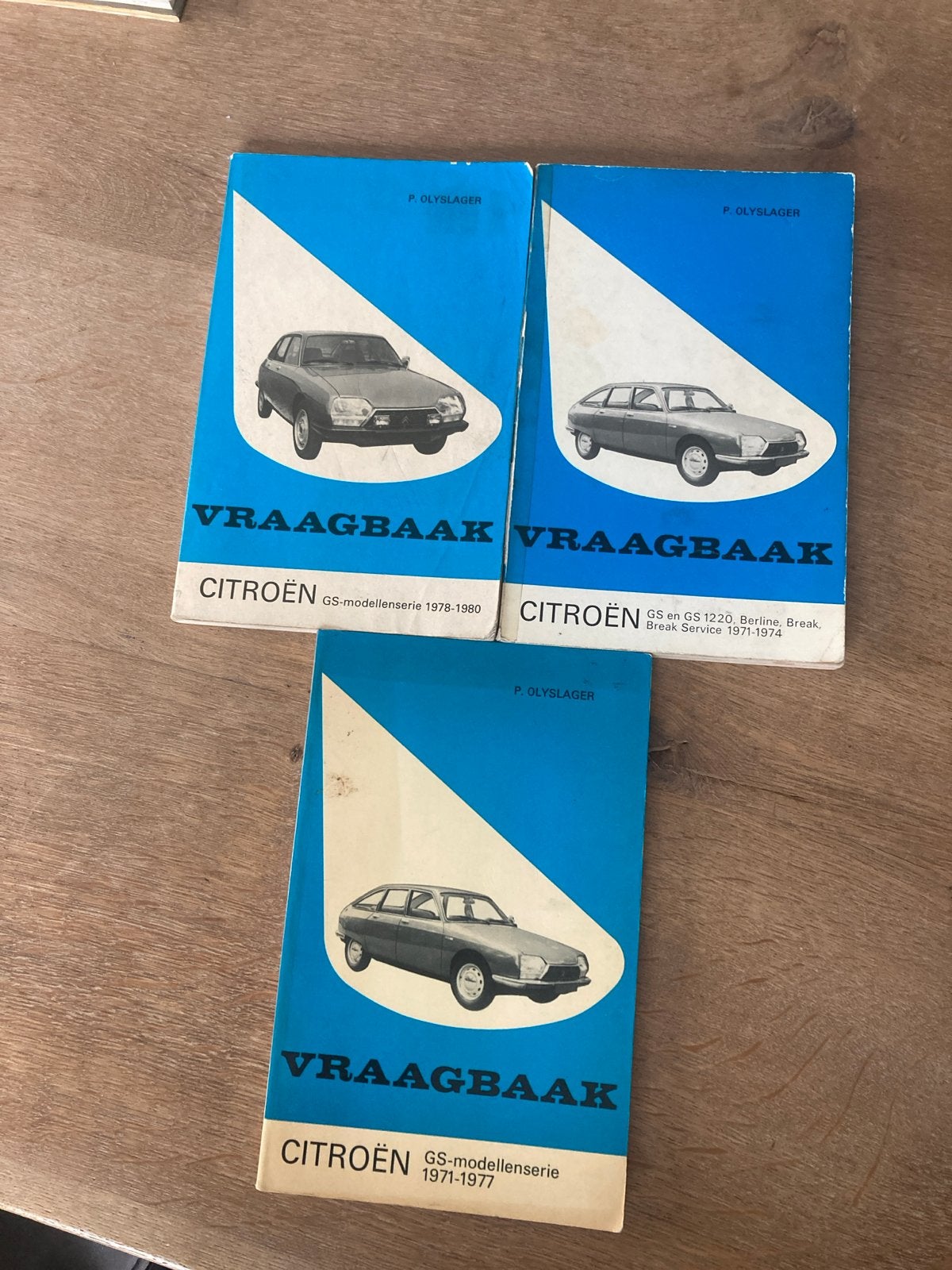 Citroën Vraagbaak GS-modellen (1971-1980) - Set van 3, Ophalen of Verzenden