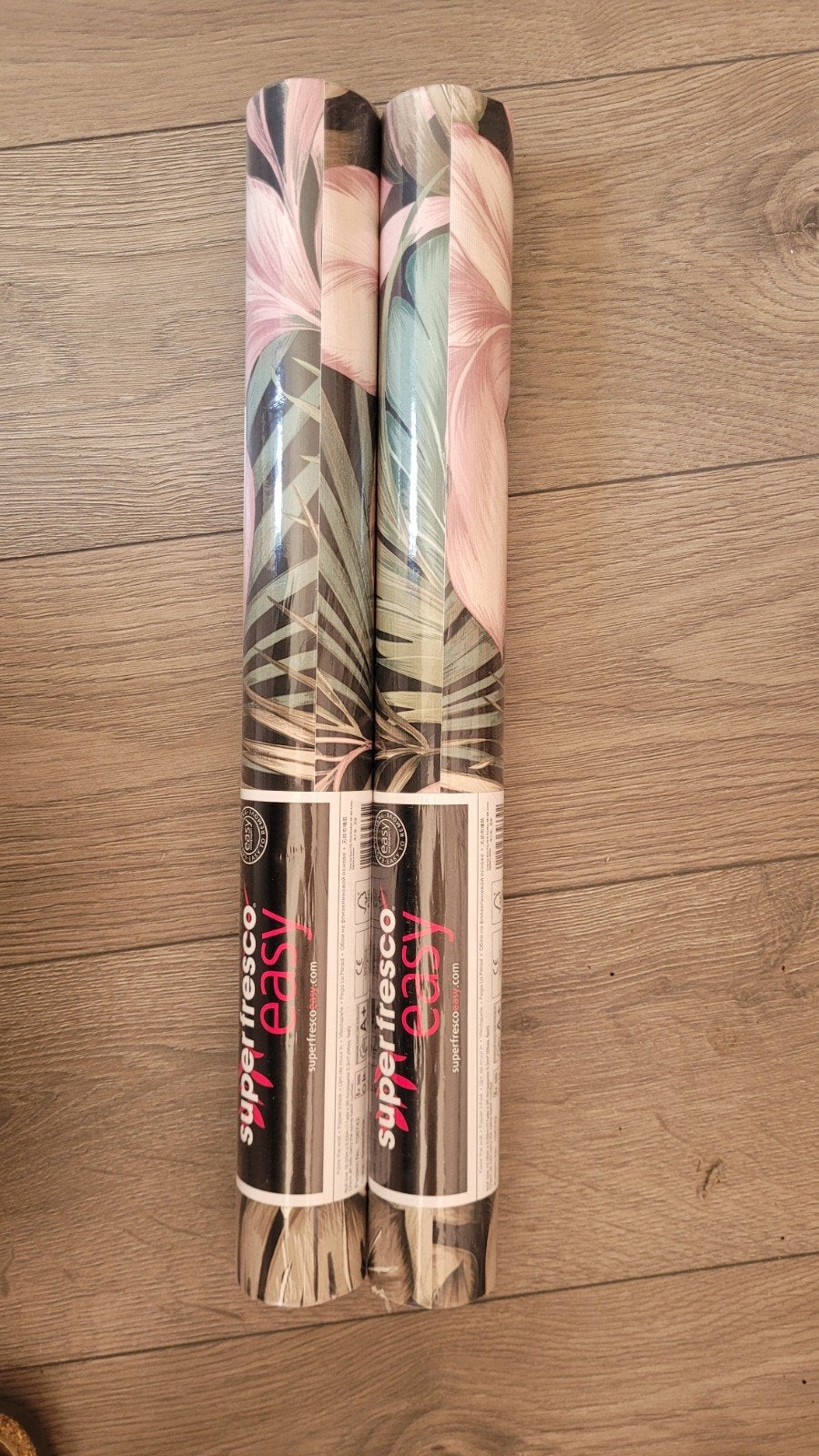 Behang Easy Indra Green/Pink, Huis en Inrichting, Stoffering | Behang, Ophalen, Graham & Brown, Bladeren, Groen