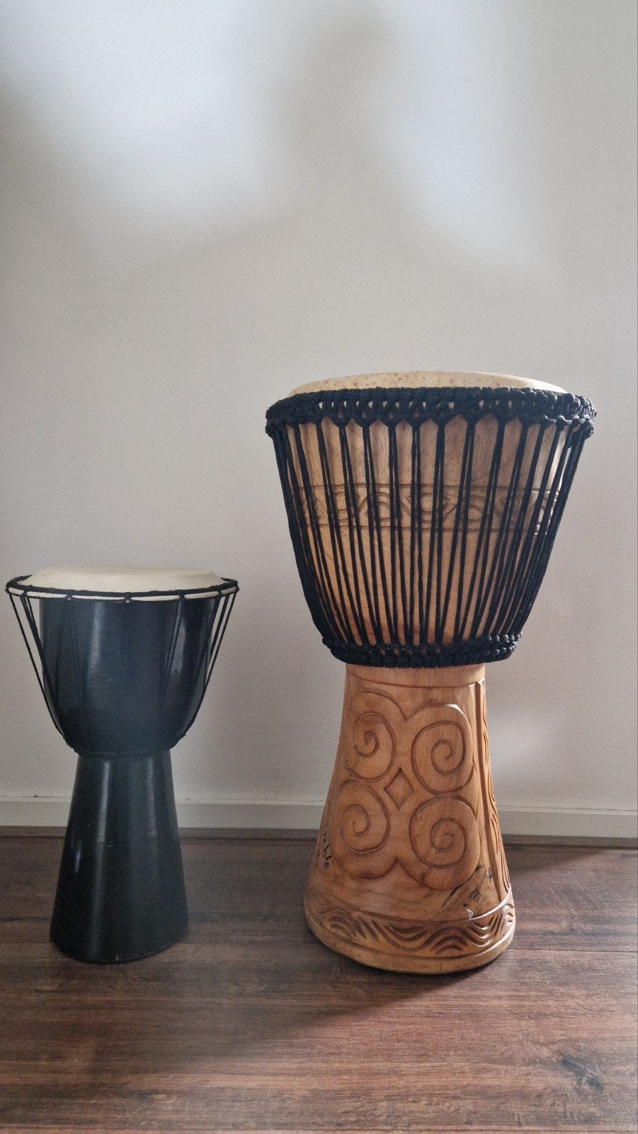 Set van 2 Djembe trommels, Ophalen, Gebruikt, Overige merken
