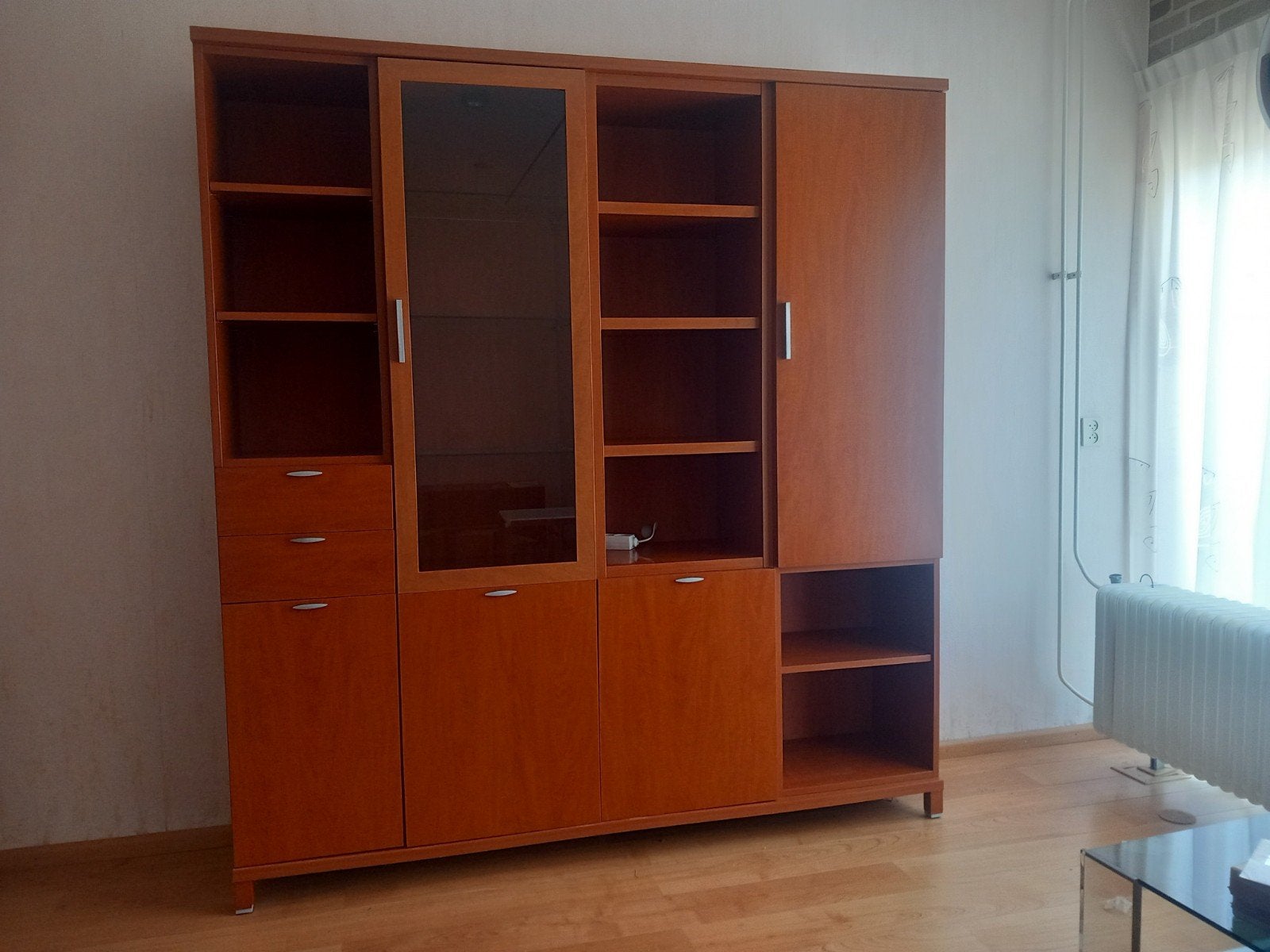 Wandkast, Huis en Inrichting, Kasten | Wandmeubels, Ophalen, Gebruikt, Met deur(en), 200 cm of meer