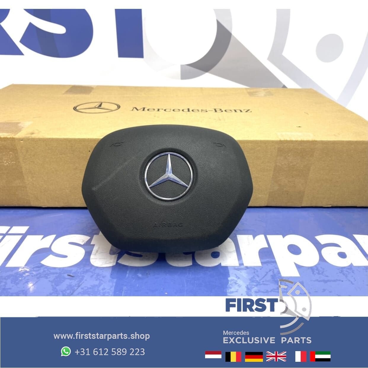 STUUR AIRBAG W242 W246 W166 W292 X166 B GLE ML GL GLS KLASSE, Gebruikt, -, Ophalen of Verzenden, -