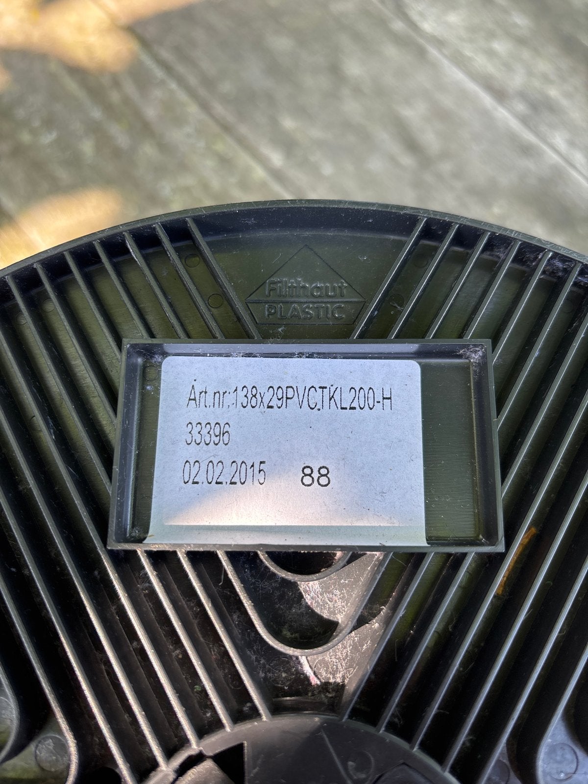 Filthaut Plastic PVC Tuinband op rol, 200m, Ophalen of Verzenden, Zo goed als nieuw