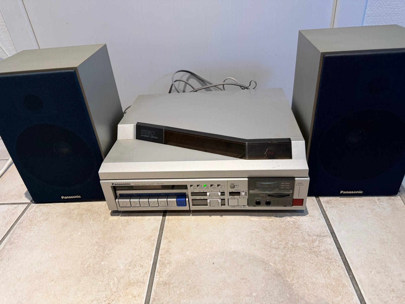 Panasonic SG-X10 Vintage Stereo Music System handleiding, Audio, Tv en Foto, Stereo-sets, Ophalen of Verzenden, Zo goed als nieuw