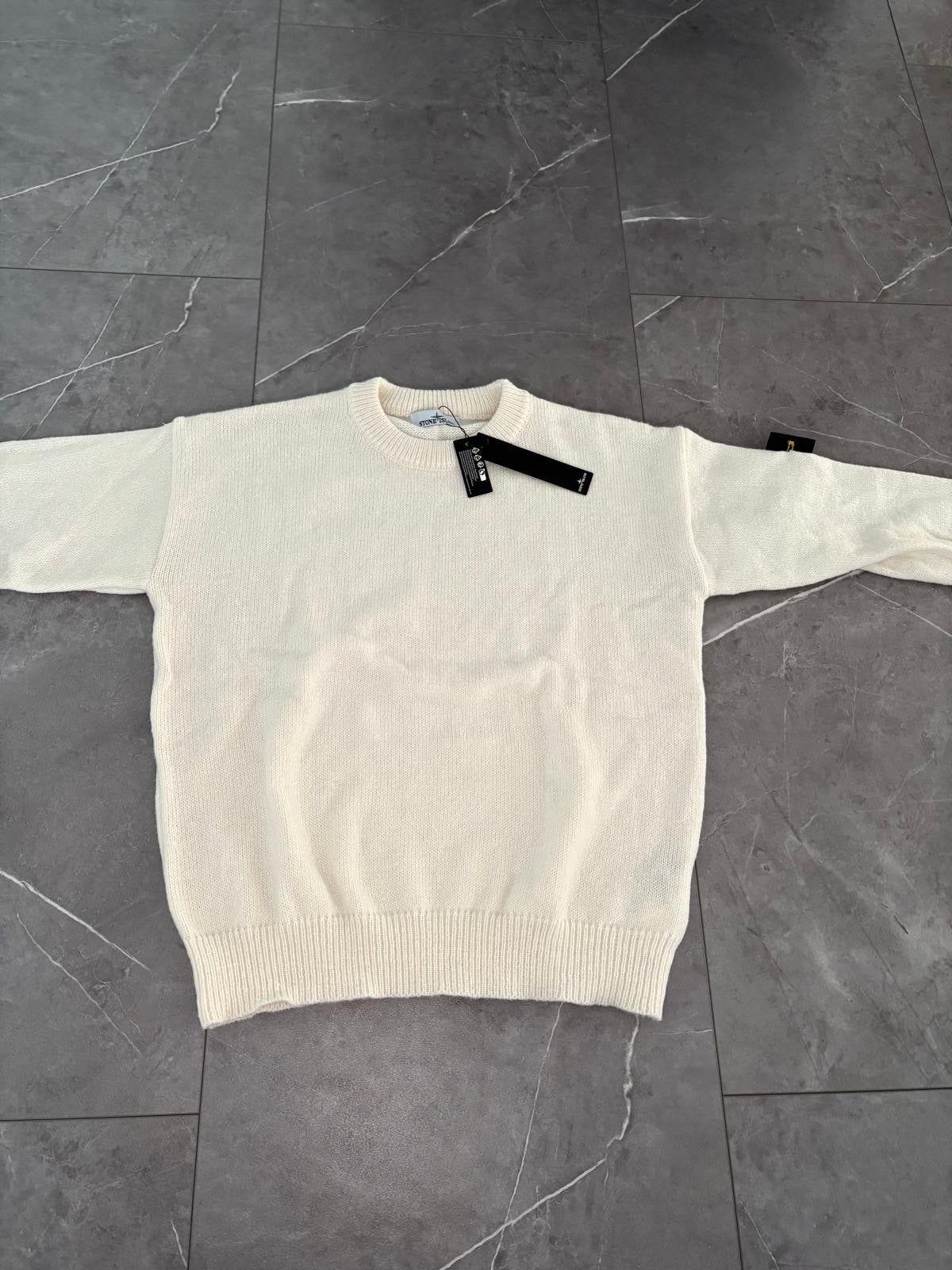 Beige Stone Island trui - Maat M - Nieuw met kaartjes, Ophalen of Verzenden, Nieuw, Maat 48/50 (M), Beige