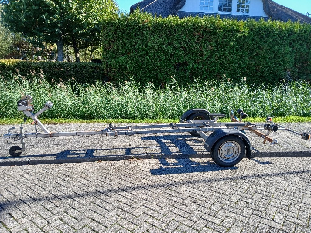 Boot stalling trailer 4.60m, 750kg as, nw banden, Watersport en Boten, Ophalen, Minder dan 1500 kg, Gebruikt, Overige typen