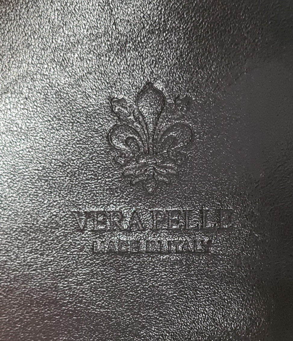 Handgemaakt leren schoudertasje Vera Pelle, Ophalen of Verzenden, Zo goed als nieuw, Bruin, Handtas