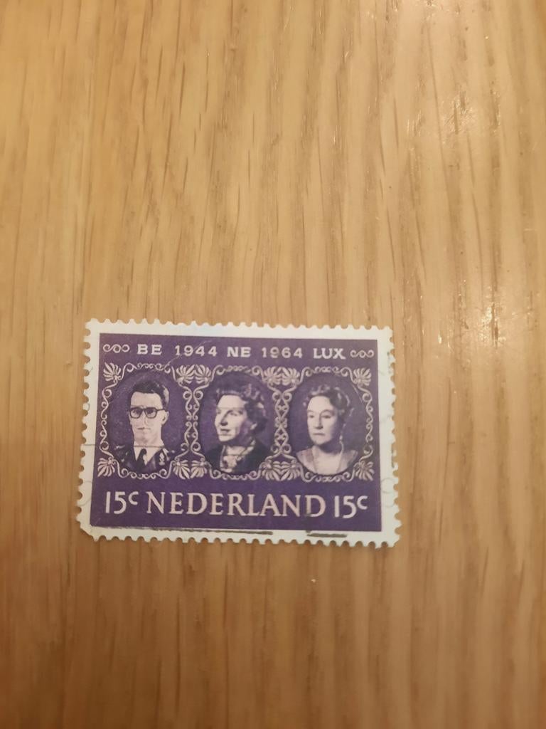 Postzegel Benelux 1944-1964 15c Nederland, Postzegels en Munten, Postzegels | Nederland, Ophalen of Verzenden