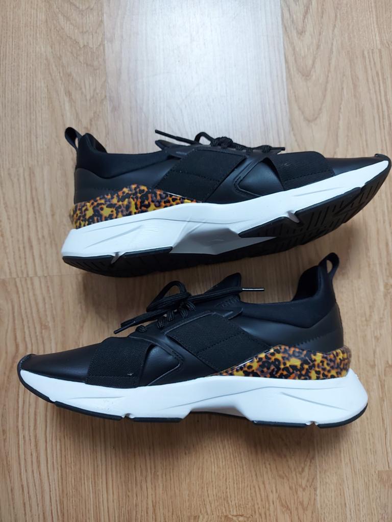 Puma sneakers MUSE X5, zwart met panter. Maat 42. NIEUW!, Puma, Zwart, Nieuw, Ophalen of Verzenden
