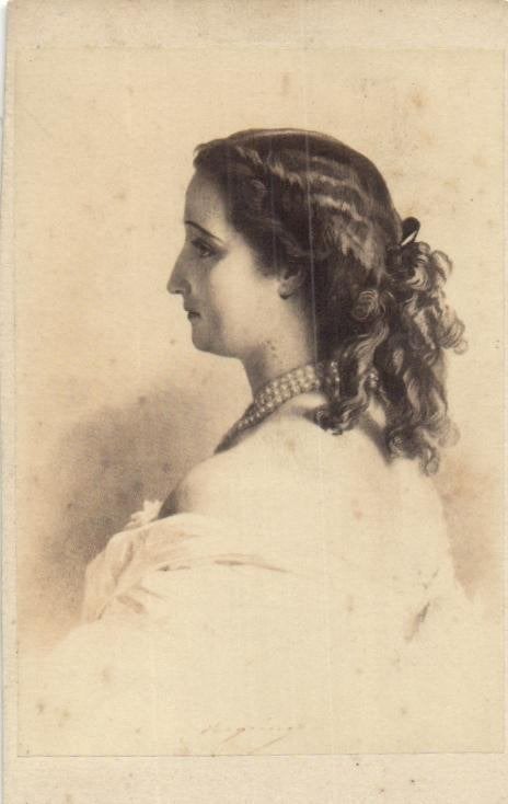 CDV - Kaiserin Eugenie -Echtgenote van Napoleon III, Gebruikt, Verzenden, Foto, Buitenland