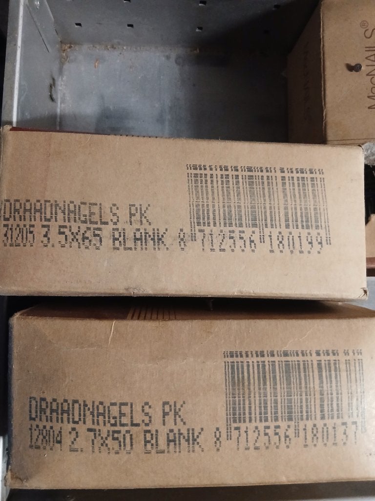 Spijkers draadnagels NNDI schuurvondst, Ophalen, Nieuw, 50 tot 100 mm, Spijkers