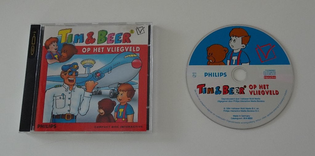 Tim & Beer Op Het Vliegveld compleet voor Philips CD-i, 1 speler, Ophalen, Zo goed als nieuw, Vanaf 3 jaar